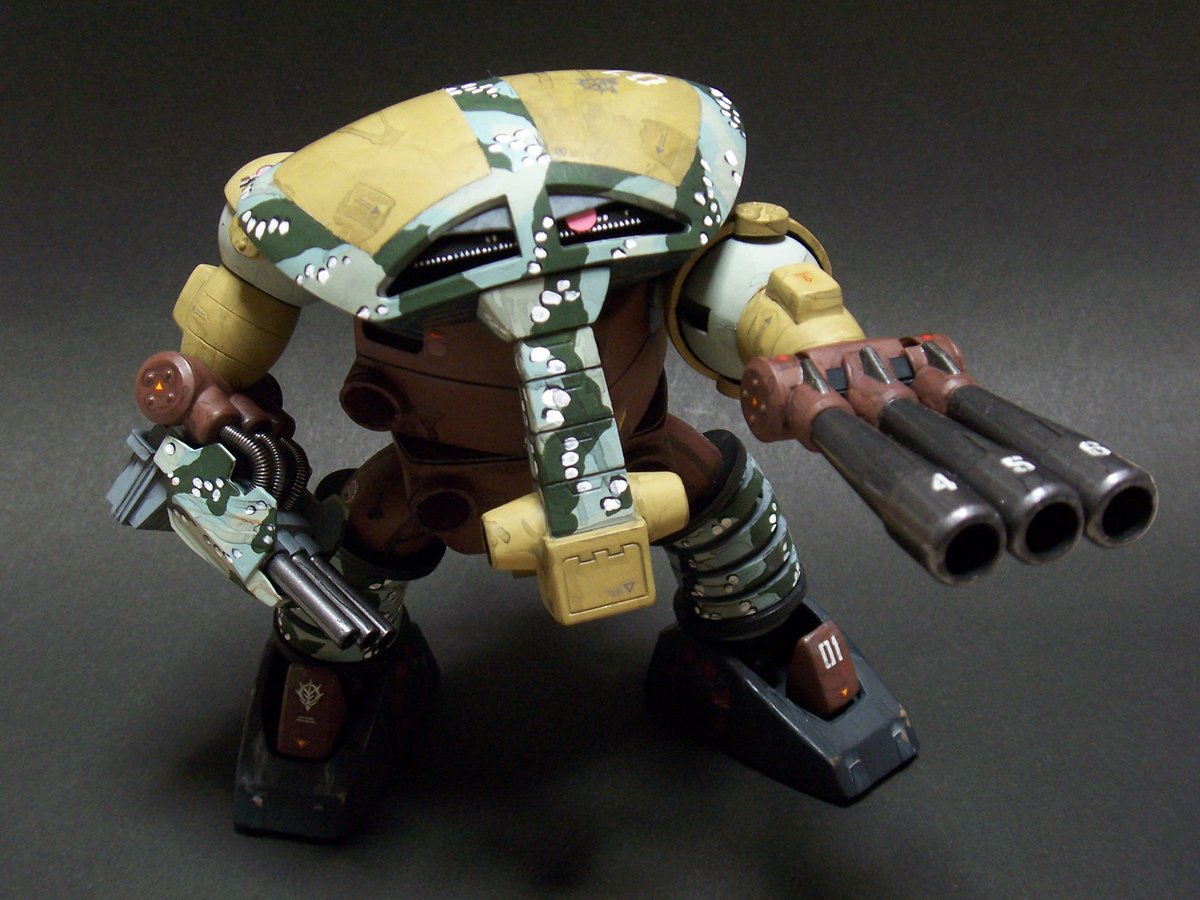 #初見さんに見て欲しいガンプラ 
色々いじった #旧キット のジュアッグです。