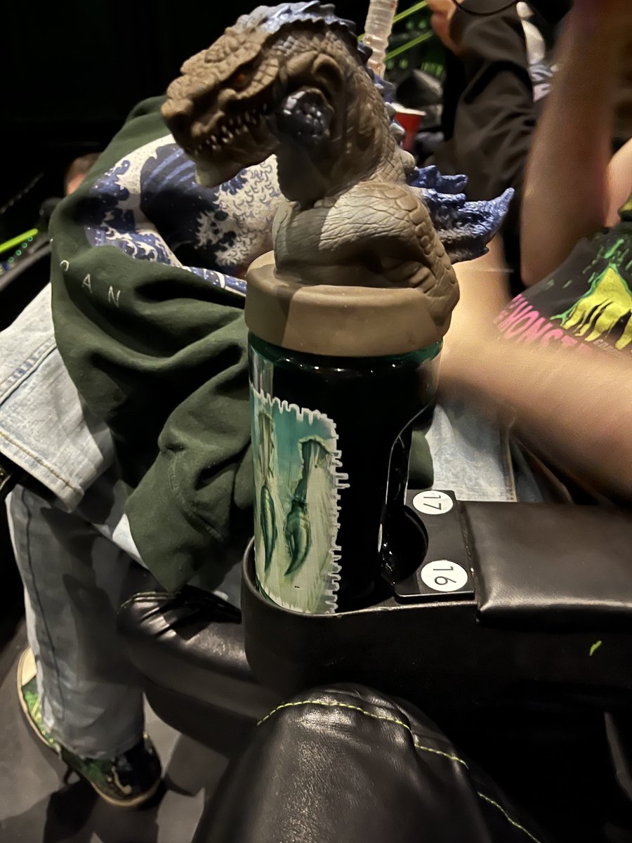 Remembering when I saw Godzilla Minus One in IMAX and this guy right beside me had his 1998 Godzilla cup to drink from