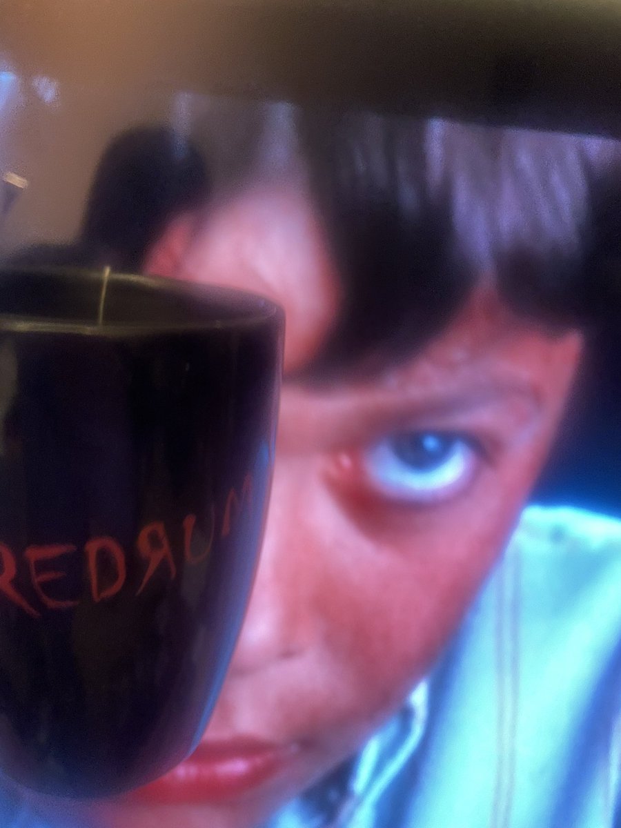 Markdful's tweet image. The mug I drink tea from as I watch.

 #TheLastDriveIn #MutantFam @therealjoebob @kinky_horror