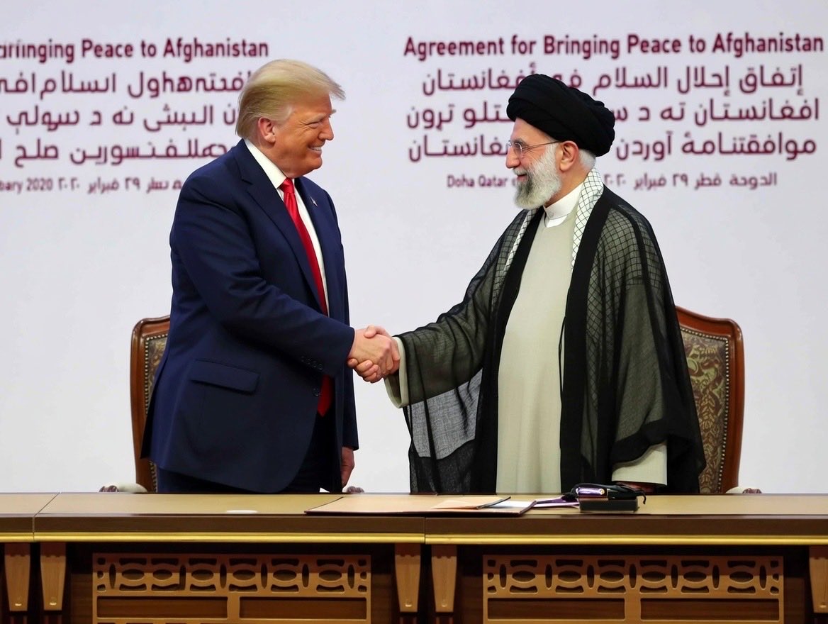 logariii's tweet photo. If only the Iranian Mullahs had signed a deal with the US like the Afghan Mullahs did, their currency would have remained afloat.
🇺🇸 🤝 🇮🇷 

#DohaDeal 🇺🇸
#Taliban
#SuicideBombers
#Takfiris https://t.co/hWfEiFMJlR