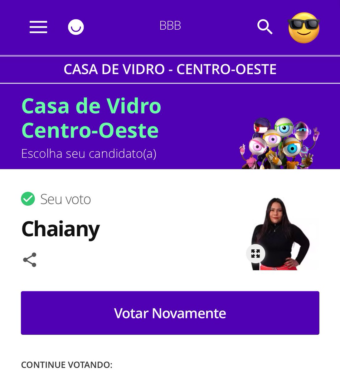 CostaWuemerson's tweet photo. Vamos vota na diva Chaiany, ela merece entrar na casa!
Votem em quem vai causar muito na casa, e ela vem para isso!
Pipoca raiz: QUEREMOS
#BBB26 #AquecimentoBBB #MaratonaBBB https://t.co/C2cftQg51z