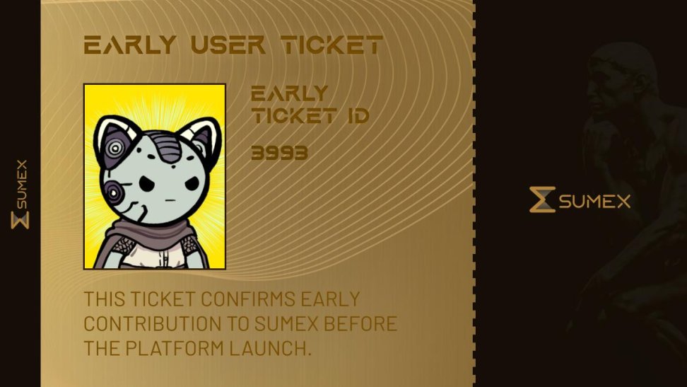 Frensync's tweet image. I want to become one of the EARLY BIRDS in @Sumex_Labs!

Only 5,000 roles - and they’re getting claimed fast.

Their first OG-PASS wave was claimed in just one day, I’m not missing this one.

TGE SOOOOOON!

btw - check out my excellent ticket