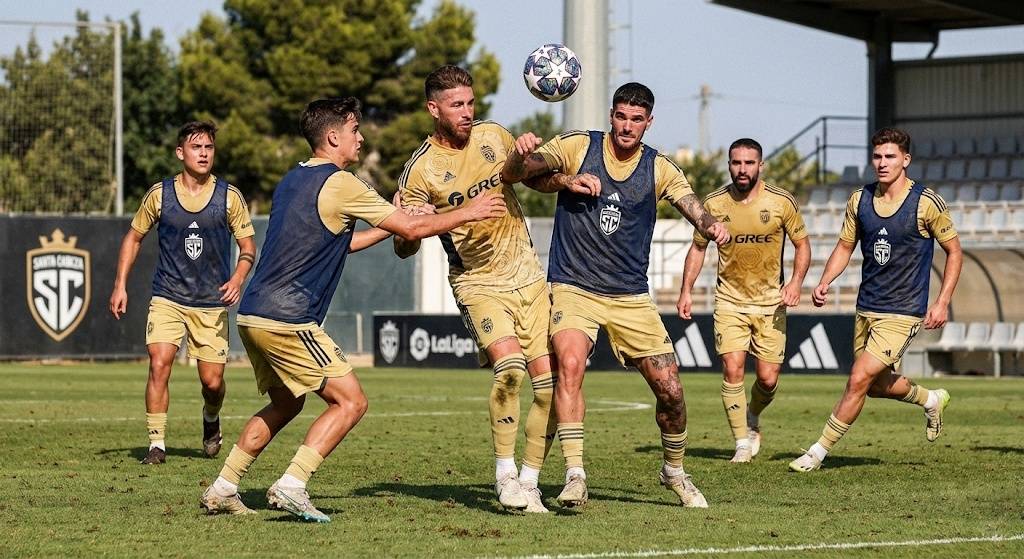 SantaCabezaCF's tweet photo. Que se preparen ellos. Nosotros ya estamos listos.

Intensidad máxima en El Huesario a 4 días del debut. Nos vemos muy pronto, @SuperContLeague. ⏳👊

#SantaCabezaCF #Ready #Pretemporada #SCL2026 https://t.co/ehhIVOxA8g