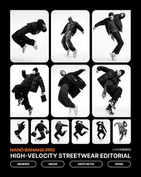 Cinematic Portrait featuring Japanese Americana - Luxury & Fashion via Nano Banana