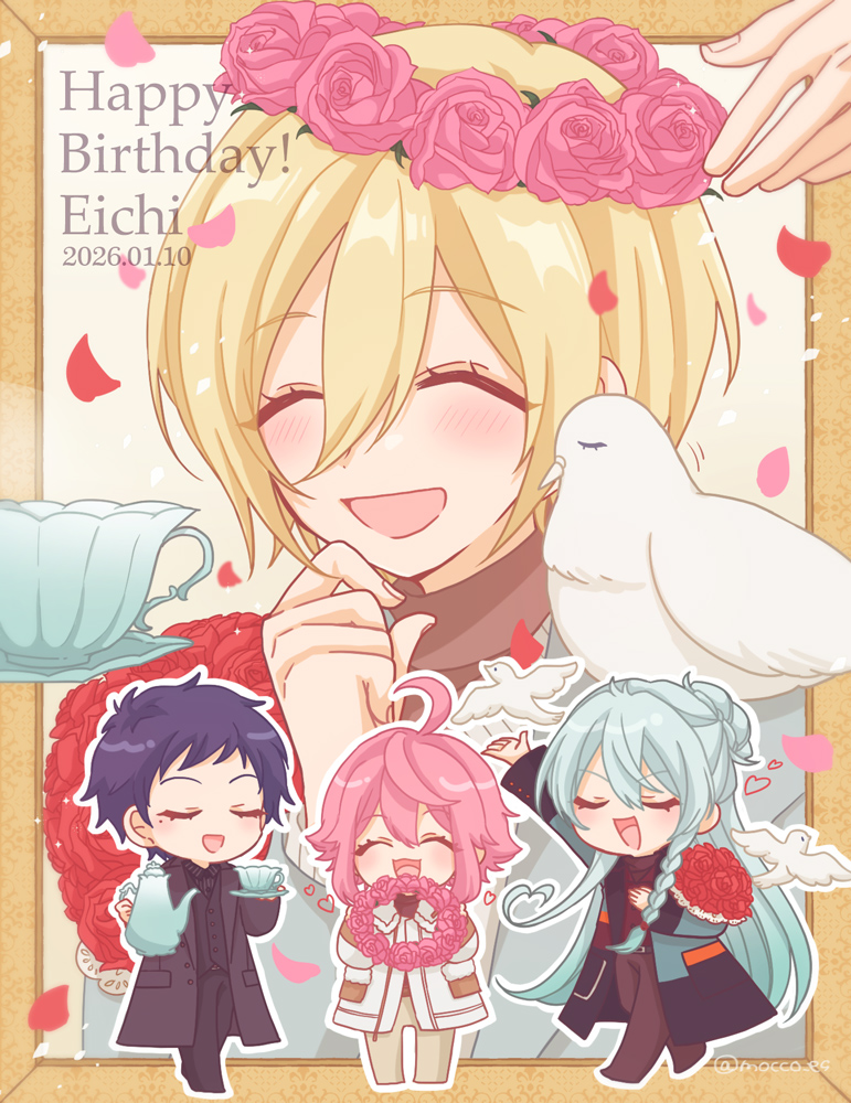 英智くん誕生日おめでとう✨
今年も楽しく過ごしてね！💛
#天祥院英智誕生祭2026