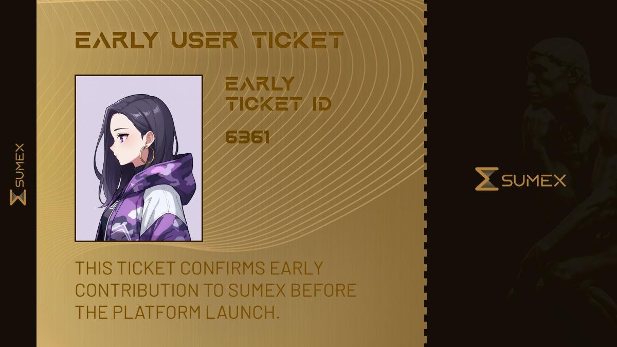 Acenaeth's tweet image. I want to become one of the EARLY BIRDS in @Sumex_Labs!

Only 5,000 roles - and they’re getting claimed fast.

Their first OG-PASS wave was claimed in just one day, I’m not missing this one.

TGE SOOOOOON!

btw - check out my excellent ticket