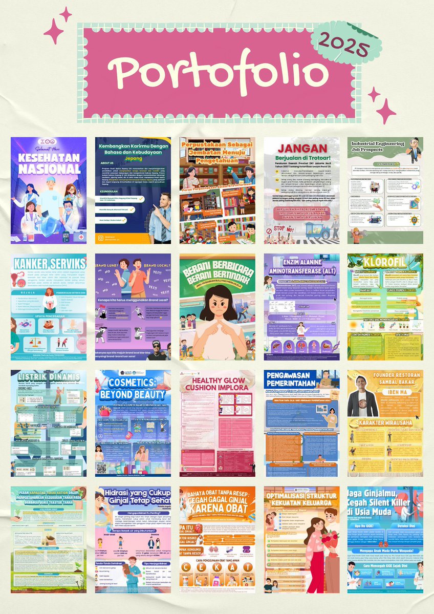 calithealullaby's tweet image. ✨OPEN JOKI DESIGN✨

✅ design poster
✅ design flyer
✅ design pamflet
✅ design infografis
✅ design feeds
✅ design instastory
✅ design kemasan
✅ design logo 
✅ design custom, dll

lagi promo nih start from 20k aja udh free revisi ya 🤩

#zonauang #jokitugas