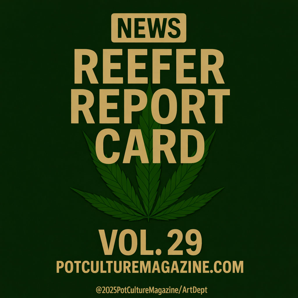 PotCultureMag's tweet photo. Tomorrow at 1 PM CST, Reefer Report Card Vol. 29 breaks down ballot rollbacks, federal half-moves, and a system quietly being dismantled while demand stays high. #PotCultureMagazine #Cannabis #ReeferReport #CannabisCulture #WeekInWeed #CannabisNews #Policy #420Community #Weedlife https://t.co/4v82FtjOfH
