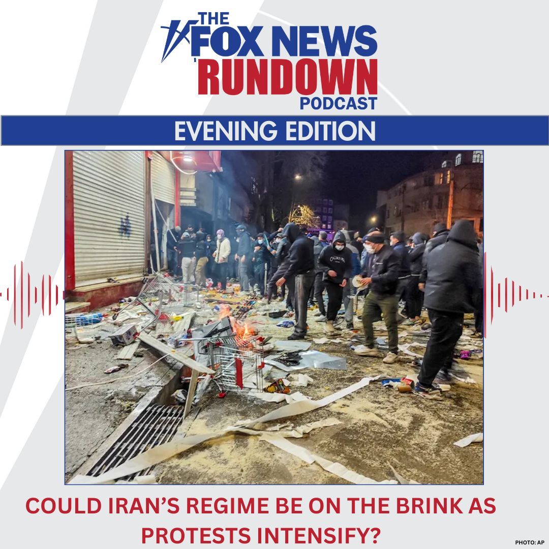 foxnewsradio's tweet image. #FoxNewsRundown: Evening Edition #podcast. Could Iran's regime be on the brink as protests intensify? @JSavageTweets speaks with @MRSadeghpour @OrgIAC 

Listen &amp;amp; subscribe here:
buff.ly/cPcB2yK