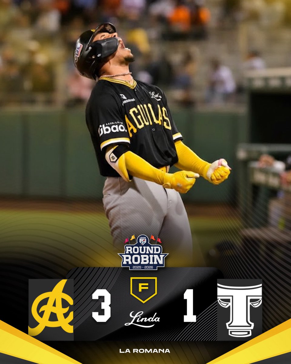 aguilascibaenas's tweet photo. RRRRRRRRECOJAN 

Nos llevamos la victoria en La Romana. https://t.co/oGEEh7E5Se