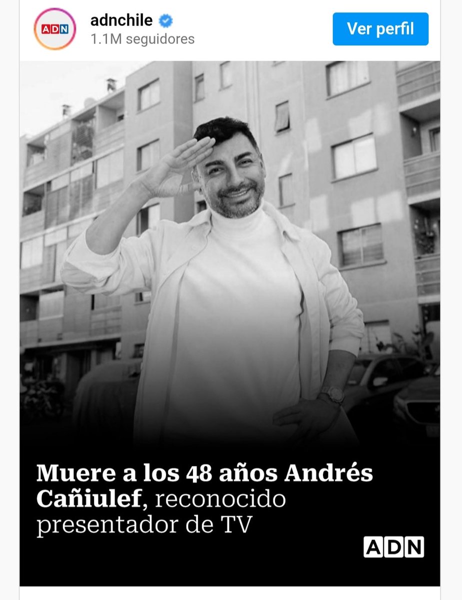 Falleció el periodista de espectaculos Andrés Cañiulef