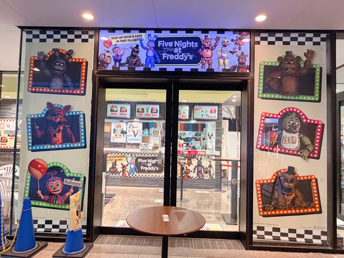 🍕Five Nights at Freddy's🍕 コラボカフェ&POP-UP SHOP in Tree