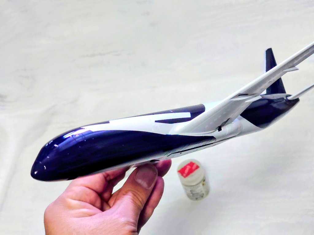 修正加えていけば、なんとかなりそう！
#lufthansa100th
#lufthansa

#旅客機プラモフェスin名古屋26
#旅客機プラモデル