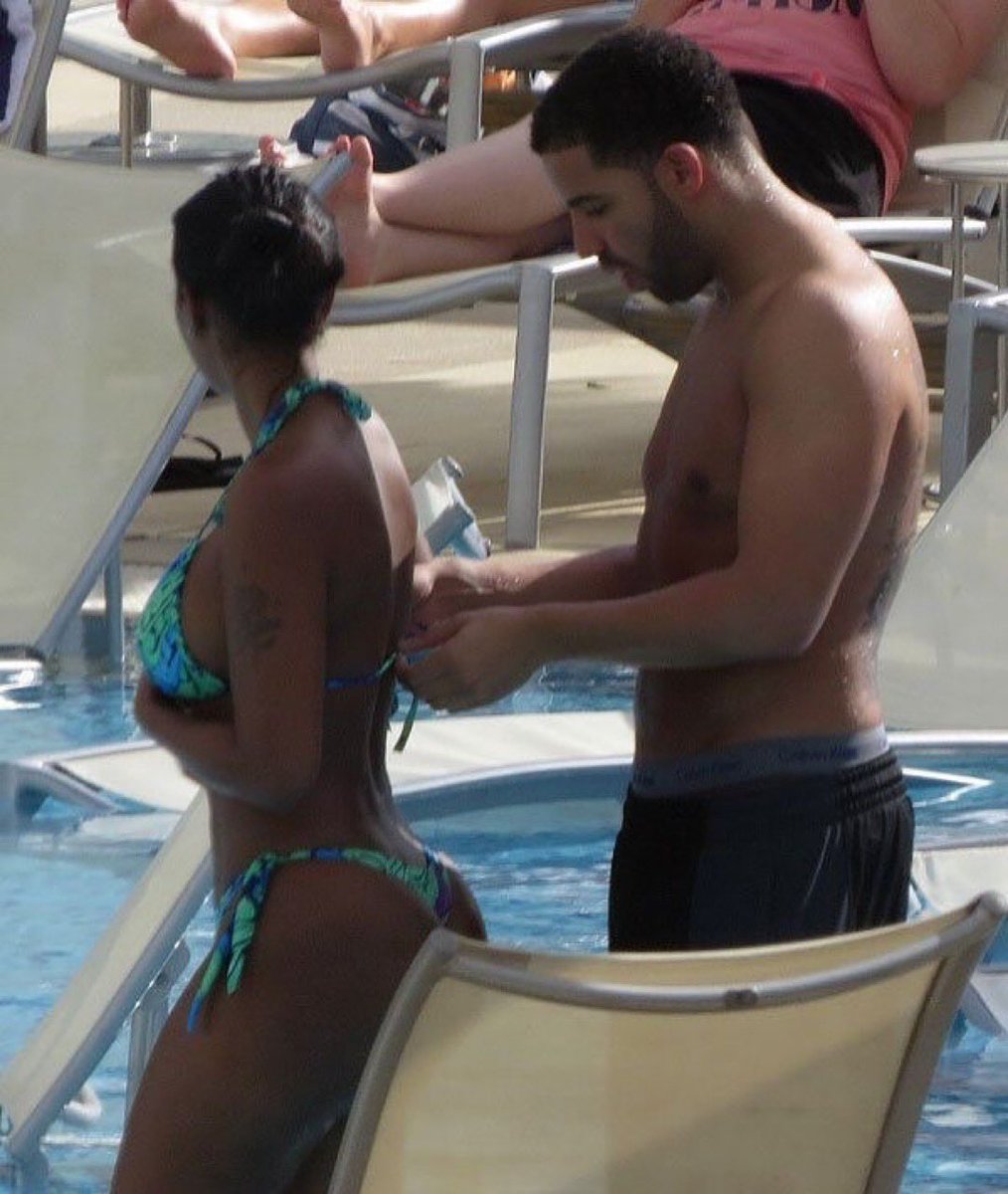 spinboutU_'s tweet image. Drake and Bernice Burgos