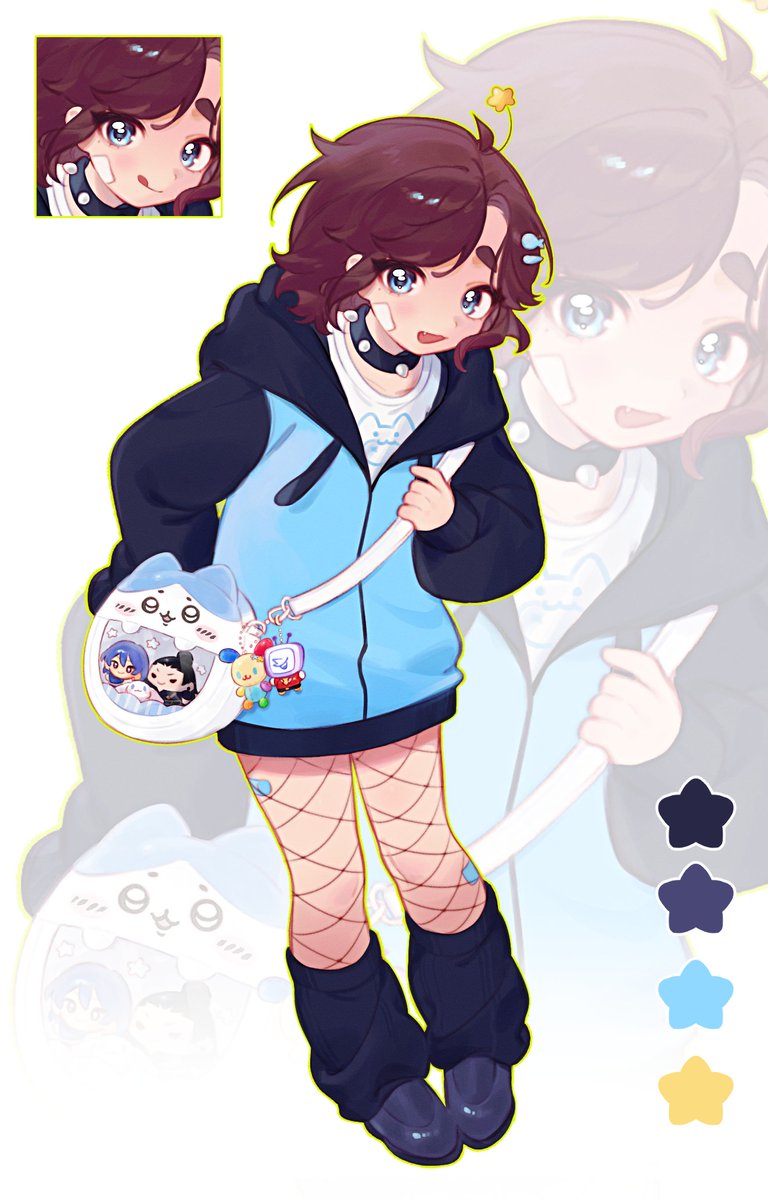 Jyanmao's tweet image. Secret santa from past year !! :9 

For my bestie @.bunnititi 💙