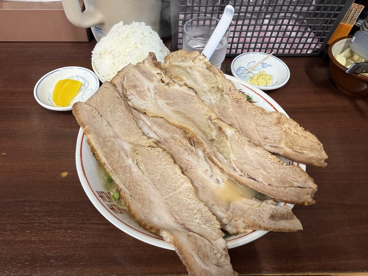 チャーシュー しゅうちゃんラーメン 🍜 #限定チャーシューメン #中津市 #だから痩せ