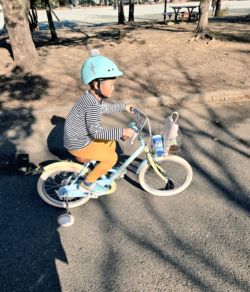 knjbox4's tweet photo. 自転車デビュー！！ https://t.co/wwzglr3ofA