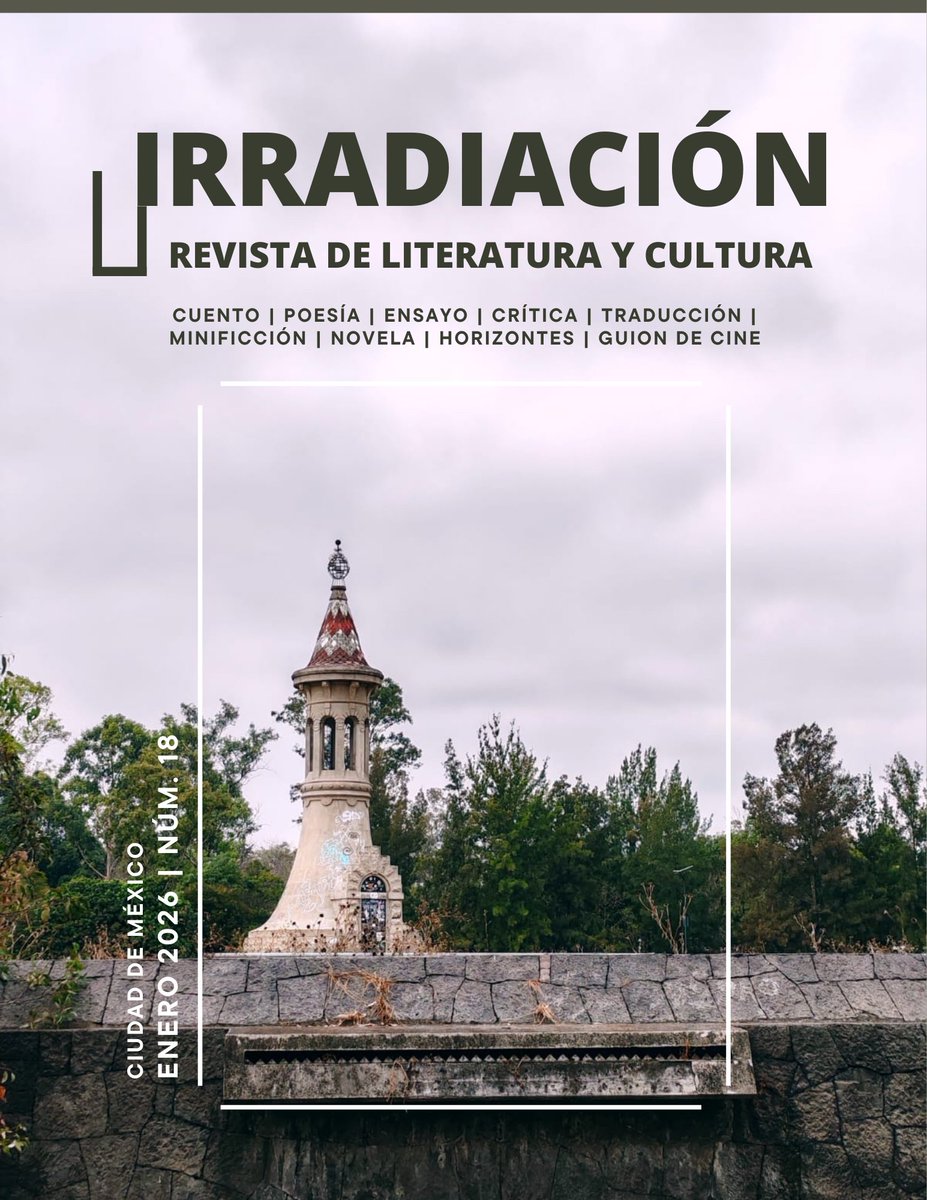 Irradiación Núm. 18. Ya disponible 📚✍️

Ya está en línea nuestro más reciente número. Luego de un descanso, lanzamos este número especial con distintas colaboraciones en cuento, poesía, ensayo, traducción, crítica y gráfica.

irradiacion.com.mx/numero-18/