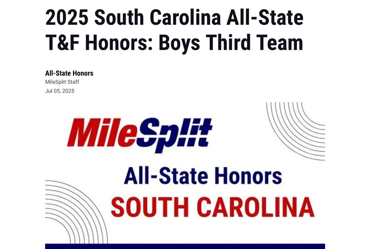 BraydenBoults's tweet image. Been Locked In. Documenting it now.

All-State Track &amp;amp; Field 🏅
Class of 2029 

#TrackSpeedFootballFrame #Loading