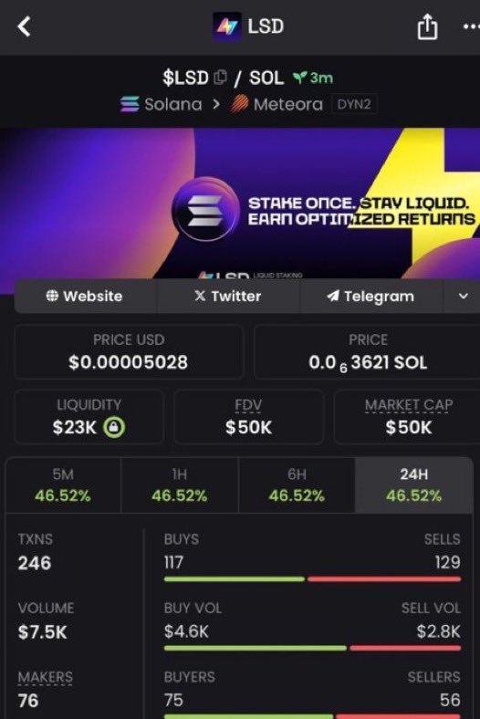 MaxCryptoTrader's tweet image. $LSD: $50K → $5.3M MC.

TG was early.
X was exit liquidity.

Alpha isn’t public.
📩 DM for access — or stay late.

Ca:
4SDfM29FFTmQDGKBHtThh9oYhdRcwPSTqYVgJ6EtyLSD