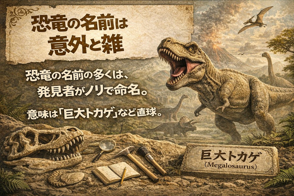 恐竜の命名法