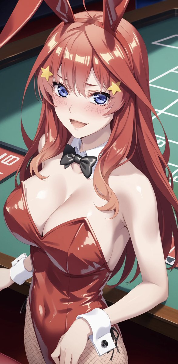 Ryo_AI_20241007's tweet photo. バニー
#中野五月 #五等分の花嫁
#fanart #AIart #AIイラスト https://t.co/AAbXU3Kkyu