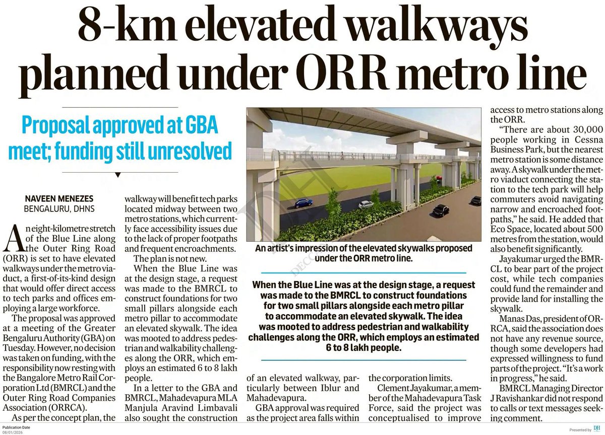 Mahadevapura Task Force-Mobility tweet media