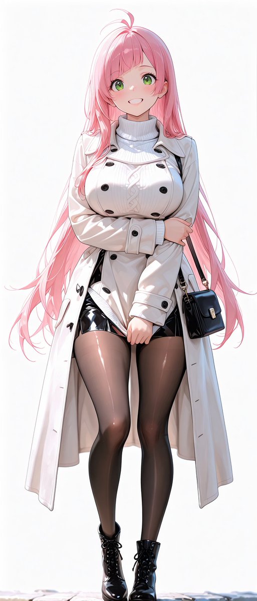 ❄️こんにちは𓂃◌𓈒𓐍 冬のピンク×ホワイト最強説❄️💗 SFW #AI