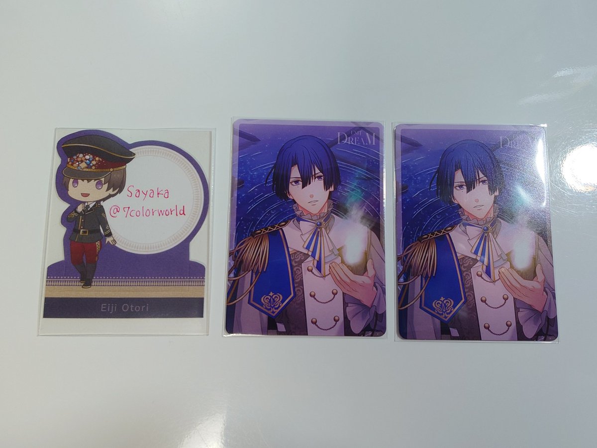 うたプリ　サイン　カード　特典　メセカ　トキヤ　レン 交換】うたプリ Anniversary CD 特典 メッセージカード メセカ 譲:真斗