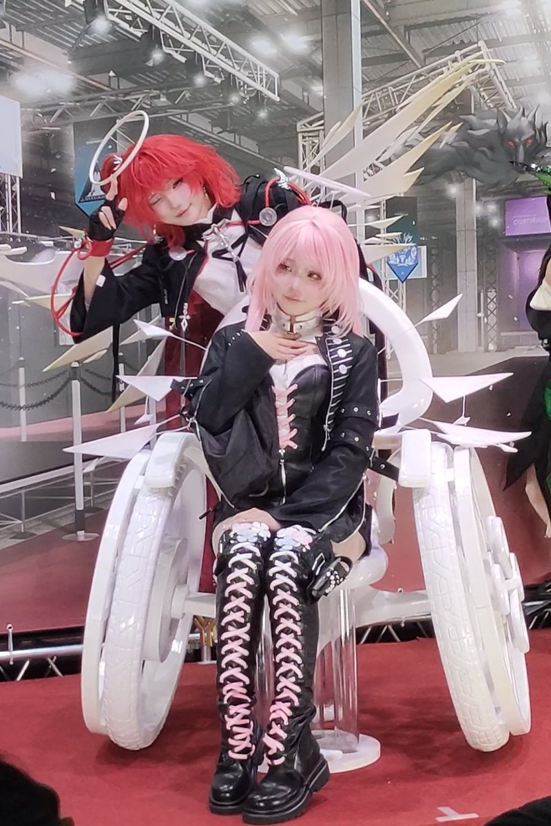 レミュアンと新約エクシア（公式コスプレイヤー） #アークナイツフェス