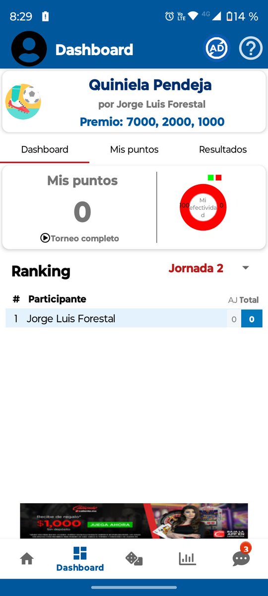 jorgelu5809's tweet image. Lista la.#QuinielaPendeja $500 pesitos , inicia jornada 2 @almitalares @hahnhf @_Lu1s_Ang3l_ @OscarPiMo @Saucedo61041897 @CSLTorreon @JesusLopcorCSL @torreon_alberto @GrilloPichardo @LadyInsomne @Nursepreventiva @Adrianparedes82