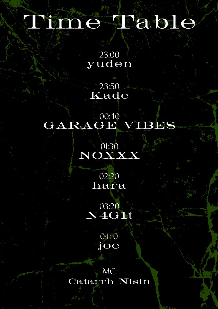 sl0ppy_j0e_'s tweet image. 【 𝗙𝗢𝗚𝗕𝗢𝗨𝗡𝗗 】
🔊3rd Anniversary🔊
■2026/01/10 sat - 23:00〜
■YEBISU YA PRO(岡山)

タイムテーブル公開！✔︎
いよいよ今夜開催、僕達の好きなUKGとBassの音楽でカマしに行きます！

フロアで会いましょう！🔊

▼discount🎫
docs.google.com/forms/d/e/1FAI…