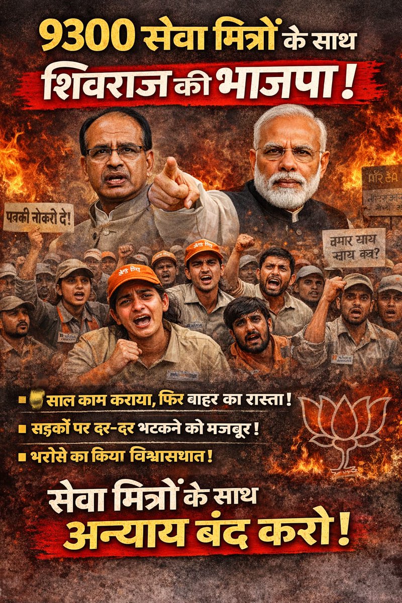 😭

भाजपा सरकार का काम दी हुई रोजी-रोटी को छीनना ❓

#जनसेवा_मित्रो_को_बहाल_करो

#घोषना_ मशीन

<a href="/MamataOfficial/">Mamata Banerjee</a>

<a href="/RahulGandhi/">Rahul Gandhi</a>
<a href="/SupriyaShrinat/">Supriya Shrinate Fans</a>
<a href="/Pawankhera/">Pawan Khera 🇮🇳</a>
<a href="/supriya_sule/">Supriya Sule</a>
<a href="/umasribharti/">Uma Bharti</a>
<a href="/PMOIndia/">PMO India</a>
<a href="/umasribharti/">Uma Bharti</a>
<a href="/yadavakhilesh/">Akhilesh Yadav</a>
<a href="/TheLallantop/">The Lallantop</a>
<a href="/abhisar_sharma/">Abhisar Sharma</a>
<a href="/ravish_journo/">ravish kumar</a>
<a href="/ultachasmauc/">Ulta Chasma Uc</a>