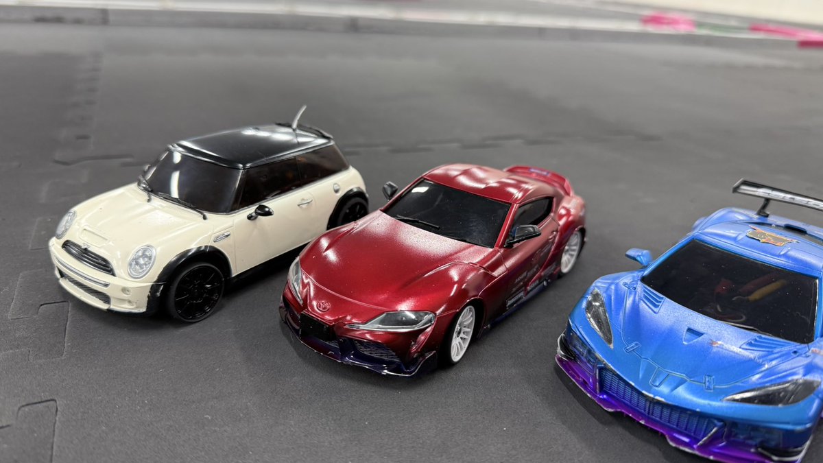妹用のミニクーパー塗装完了したので深夜のWARUサーキットへ！
今年初走行！
楽しんでもらえてよかったー！