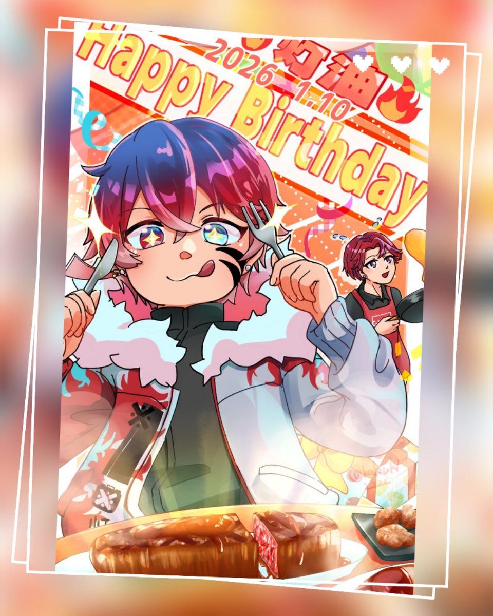 NaGa1661821's tweet photo. 推しの誕生日イラスト描き��した🔥 https://t.co/IzUmhNm1u2