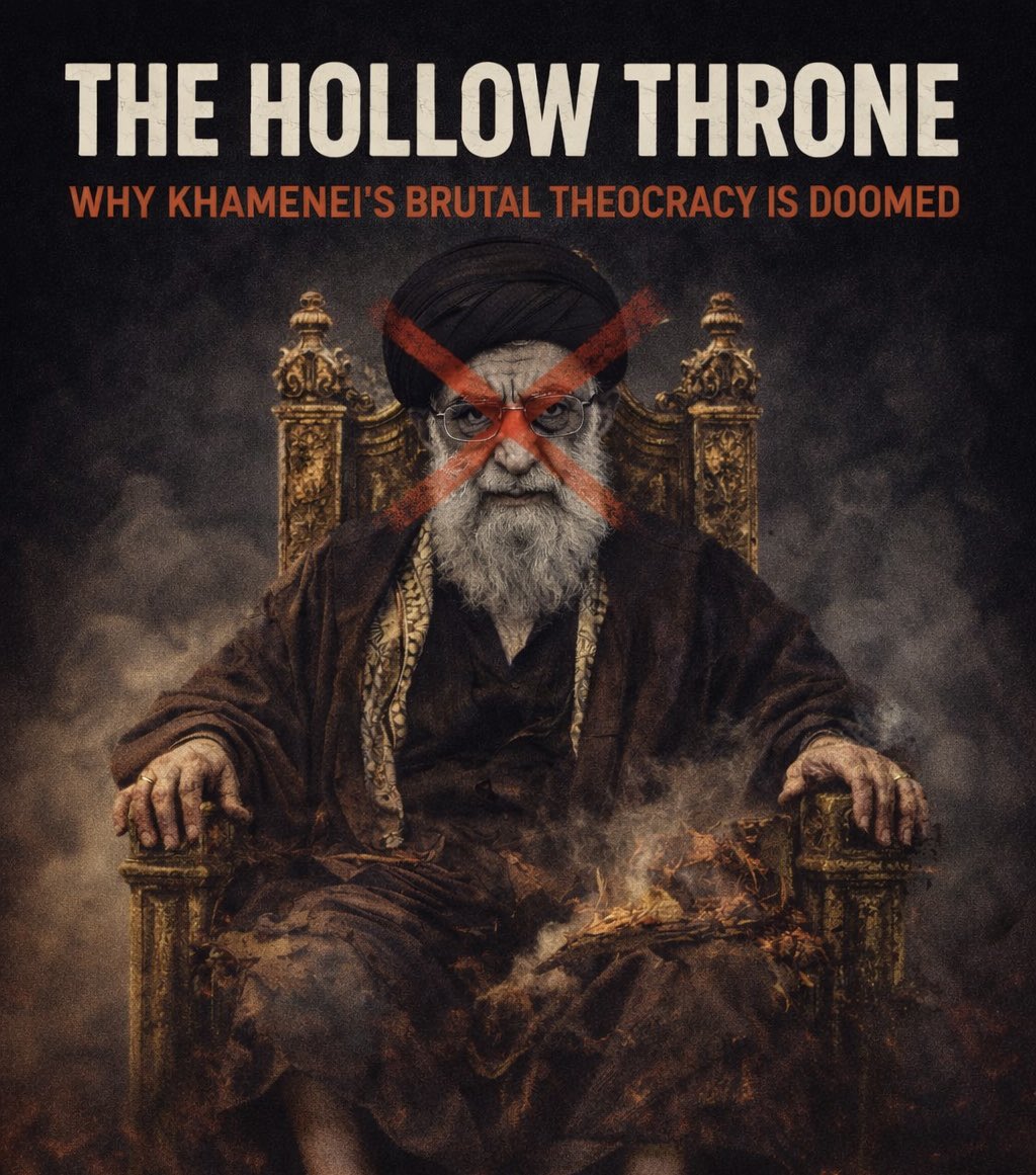 The Hollow Throne: Why Khamenei’s Brutal Theocracy is Doomed

The Ayatollah’s regime is a corpse propped on a throne of lies, its revolutionary legitimacy long ago devoured by its own corruption and brutality. Khamenei presides not over a sacred state, but a mafia-like