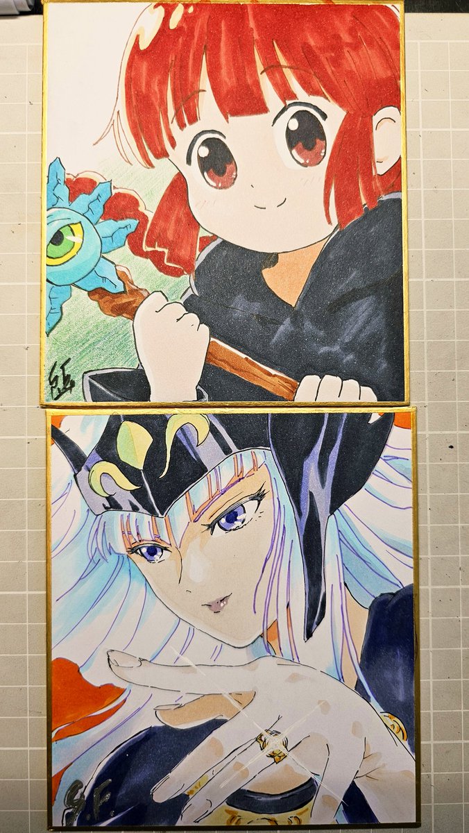 ククリとヒルダを同時に描いてるのは世界広しといえども俺だけでしょう 