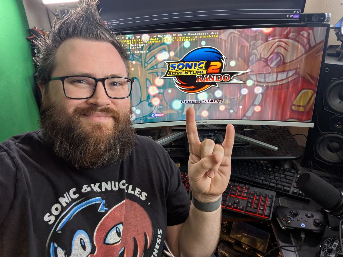 Come do some Crowd Control with us in Sonic Adventure 2 Randomizer! LIVE NOW at twitch.tv/BrentZone