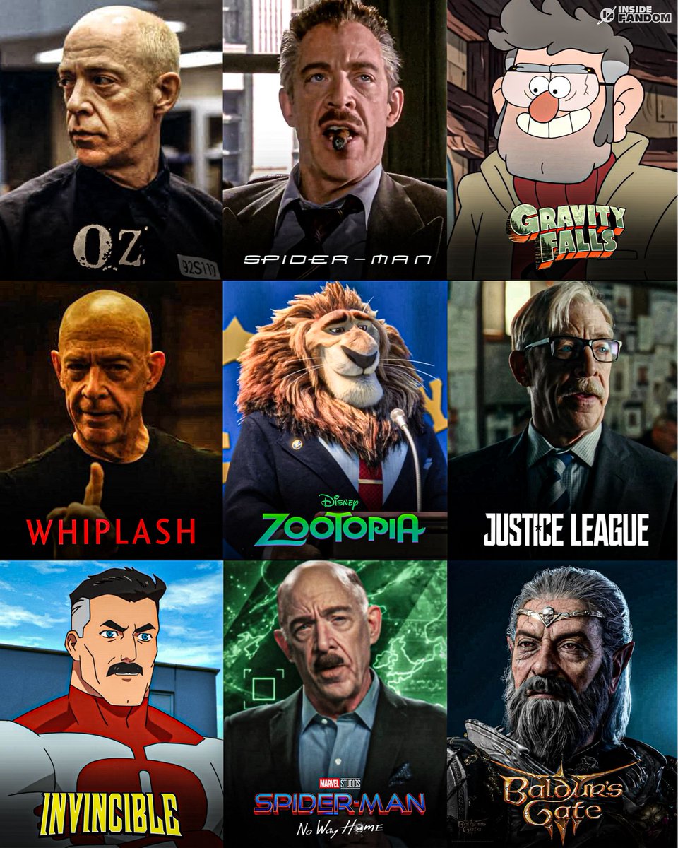InsideFandom's tweet image. Happy 71st Birthday, J.K. Simmons! 🎉