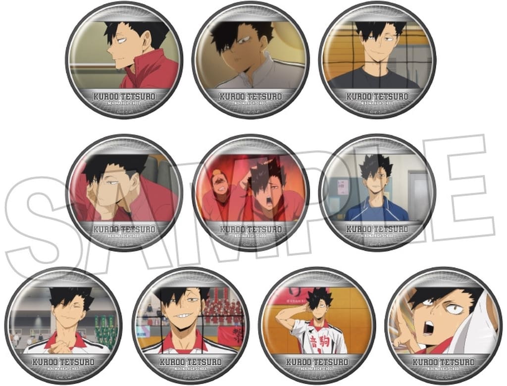 黒尾鉄朗 65mm缶バッジ Ver.2.0 [ハイキュー!!] | 公式キャラクター