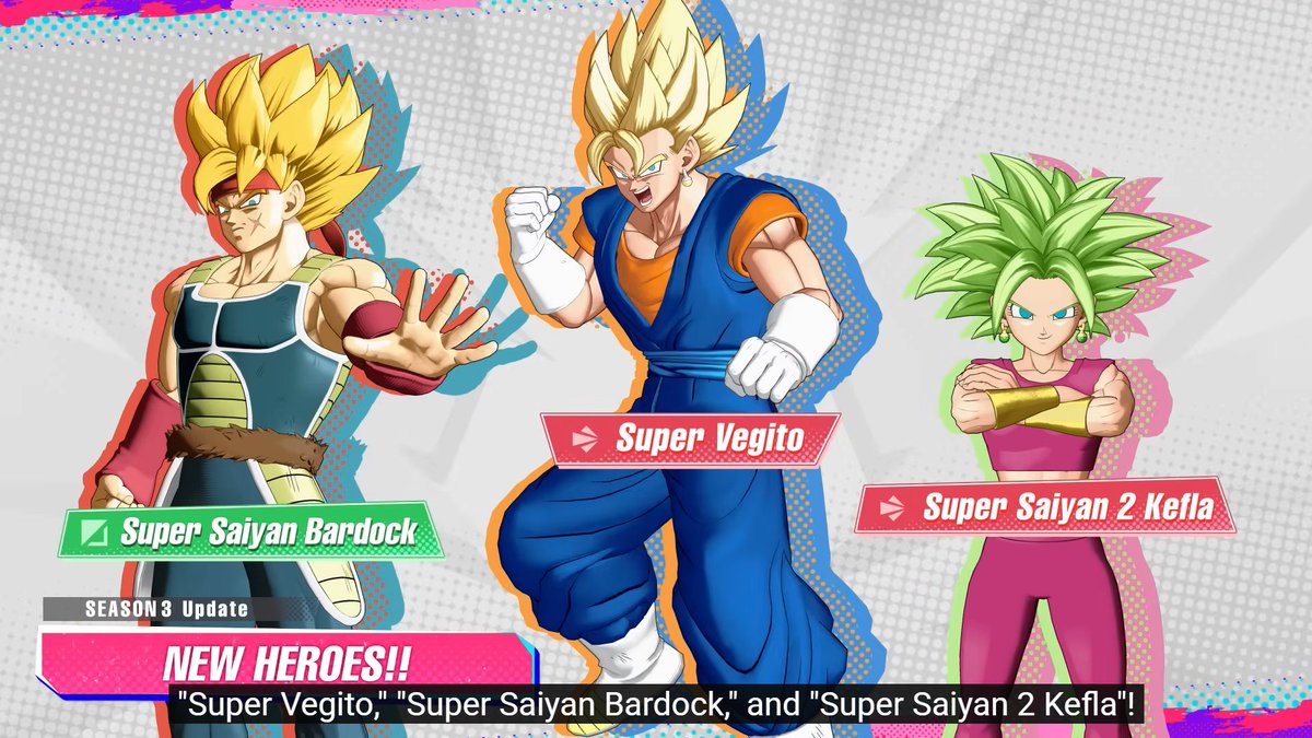 DBGameNews's tweet image. BARDOCK (Z)  TANK  KEFLA DPS VEGITO (Z) DPS ARE COMING TO GEKISHIN SQUADRA 

#GEKISHINSQUADRA