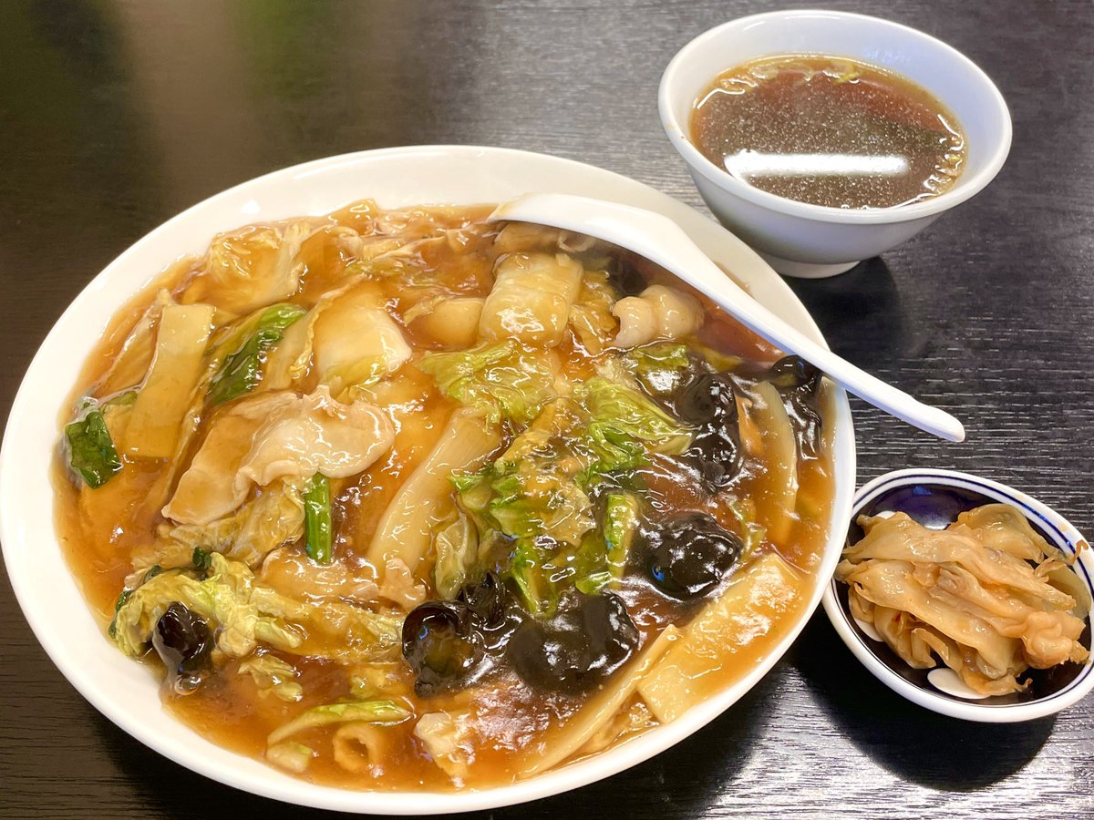 木更津市 矢那「中華料理 華蓮」さんで 中華丼 ¥1000 朝 起きた時から