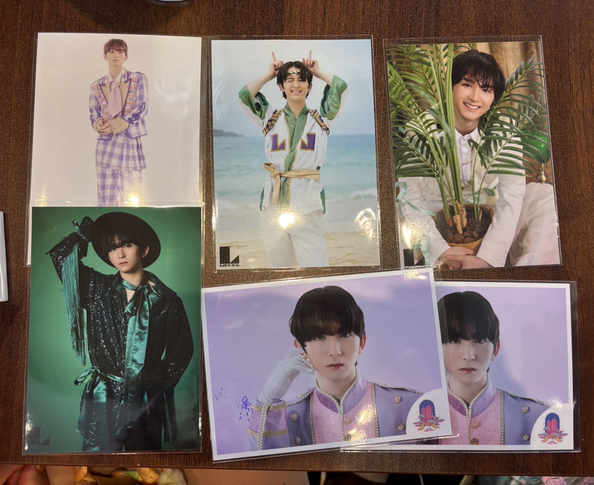 交換】Lienel リエネル 生写真 トレカ 譲 高岡ミロ、近藤駿太、高桑真