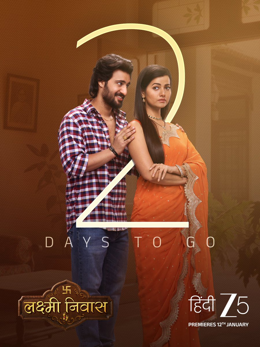 ZEE5Shows's tweet image. Sirf 2 din baad shuru hogi chhote sapnon se buni ek nayi kahaani! ✨
Dekhiye "Lakshmi-Niwas" | 12th January se | Sirf Hindi ZEE5 par! 
#Lakshminiwas #LakshminiwasOnZEE5 #2DaysToGo #ZEE5 #HindiZEE5
