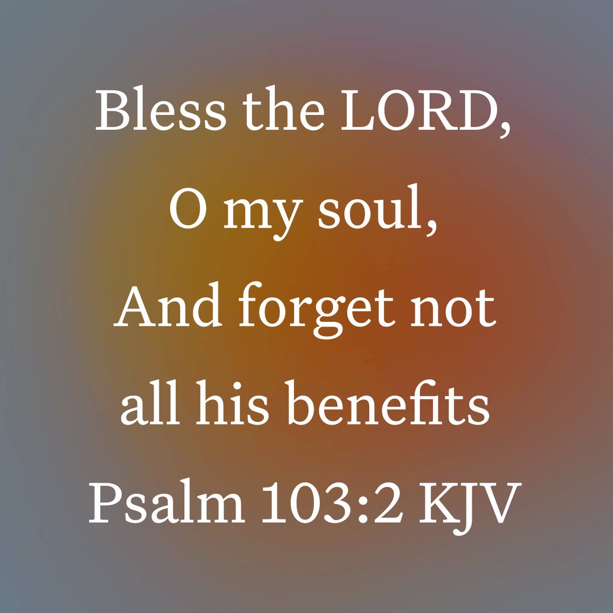 MensageirodaPa6's tweet photo. Psalms 103:2 NIV
Praise the Lord, my soul, and forget not all his benefits https://t.co/E8Gm3Z99Es
