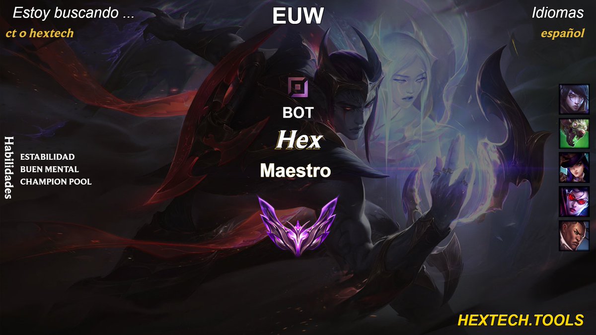 Hex_carry's tweet photo. adc master LFT que tenga un coach o support capaz de enseñarme y ayudar a mejorar https://t.co/CXNFUJ09Ge