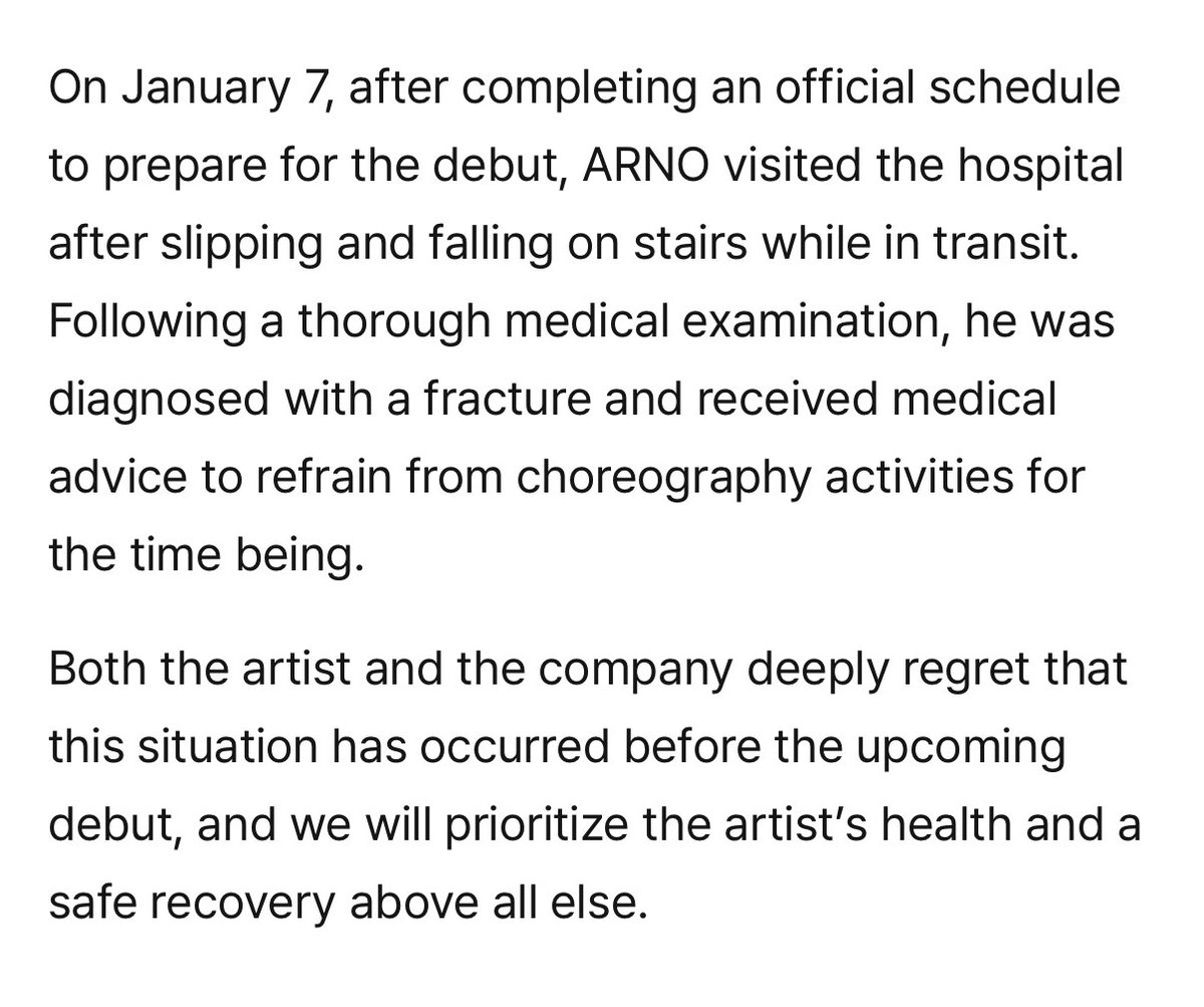 Sent02Leo's tweet image. GET WELL SOON, ARNO @Sent02Arno. 😭💔