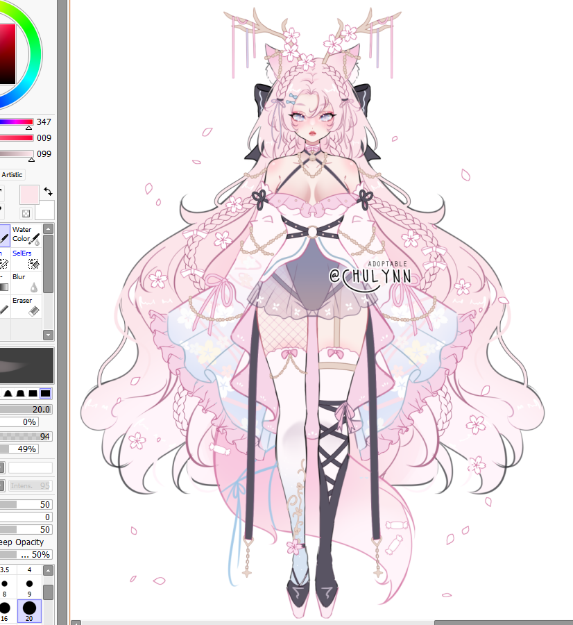 miniichu_u's tweet photo. Sketch Adoptable 🩷🌸🎐
█ set price: $60 (commercial including)
Payment via Buy me a Coffee

link below ↓ 
#characterdesign #Vtuber #adoptable #adopt https://t.co/sykdNqmXxy
