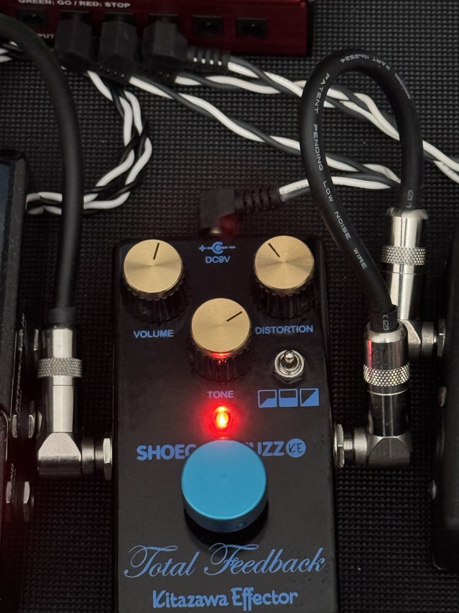Kitazawa Effector SHOEGAZE FUZZ 届いた〜 フォロワーのつばささんに