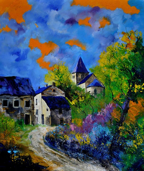 pledent's tweet image. Art of the Day! "Bagimont in summer". Buy at: ArtPal.com/ledent?i=28-262